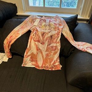 Woman’s Sheer Blouse Size L